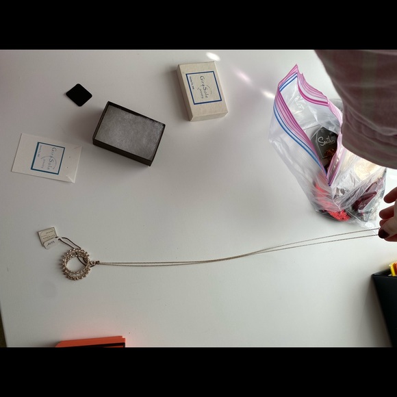 Gira Sole Sterling Silver Necklace - Picture 3 of 7